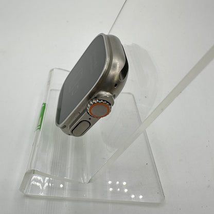 Unlocked Apple Watch Ultra 49MM Natural Titanium MQF43LL/A Face Only
