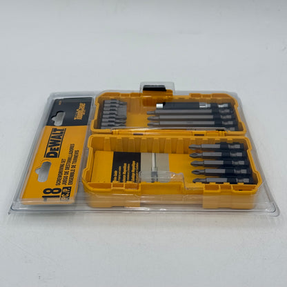 New DeWalt DW2174 18-Piece Screwdriving Set With Tough Case