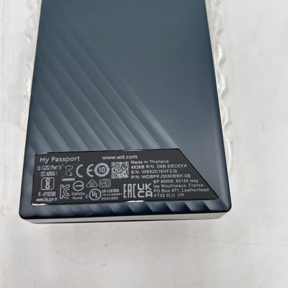 New Western Digital WD 2.5" My Passport 5TB Micro USB-B HDD WDBPKJ0050BBK-0B