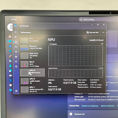Alienware 18 Area 51 Core Ultra 9 275HX 2.7GHz 32GB 2TB SSD GeForce RTX 5070 Ti