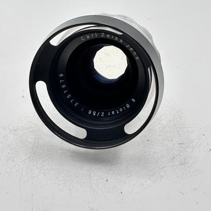 Carl Zeiss Jena Biotar Red T 49mm f/2.0 12-Blades Exakta Mount