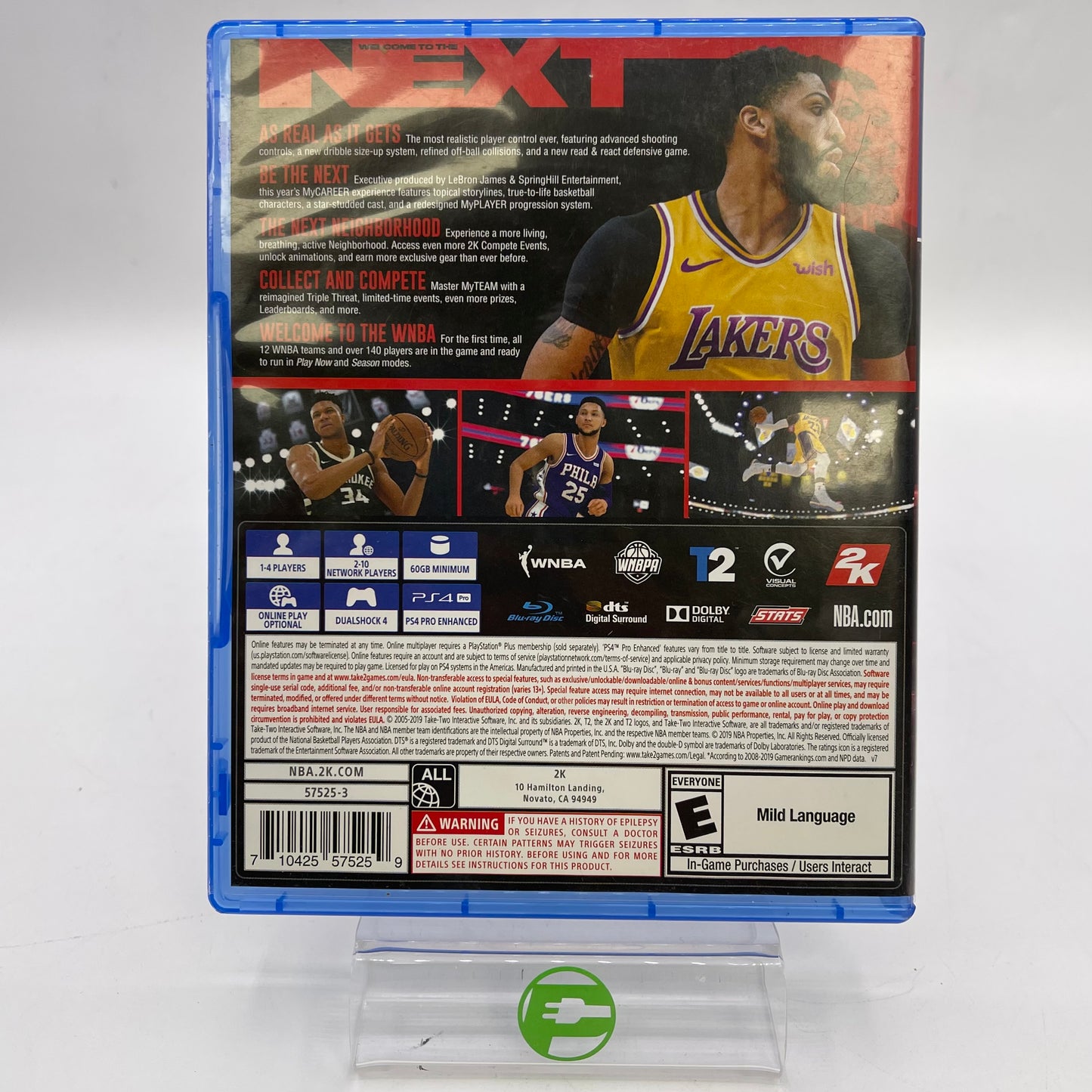 Anthony Davis NBA 2K20 (Sony PlayStation 4 PS4, 2019)