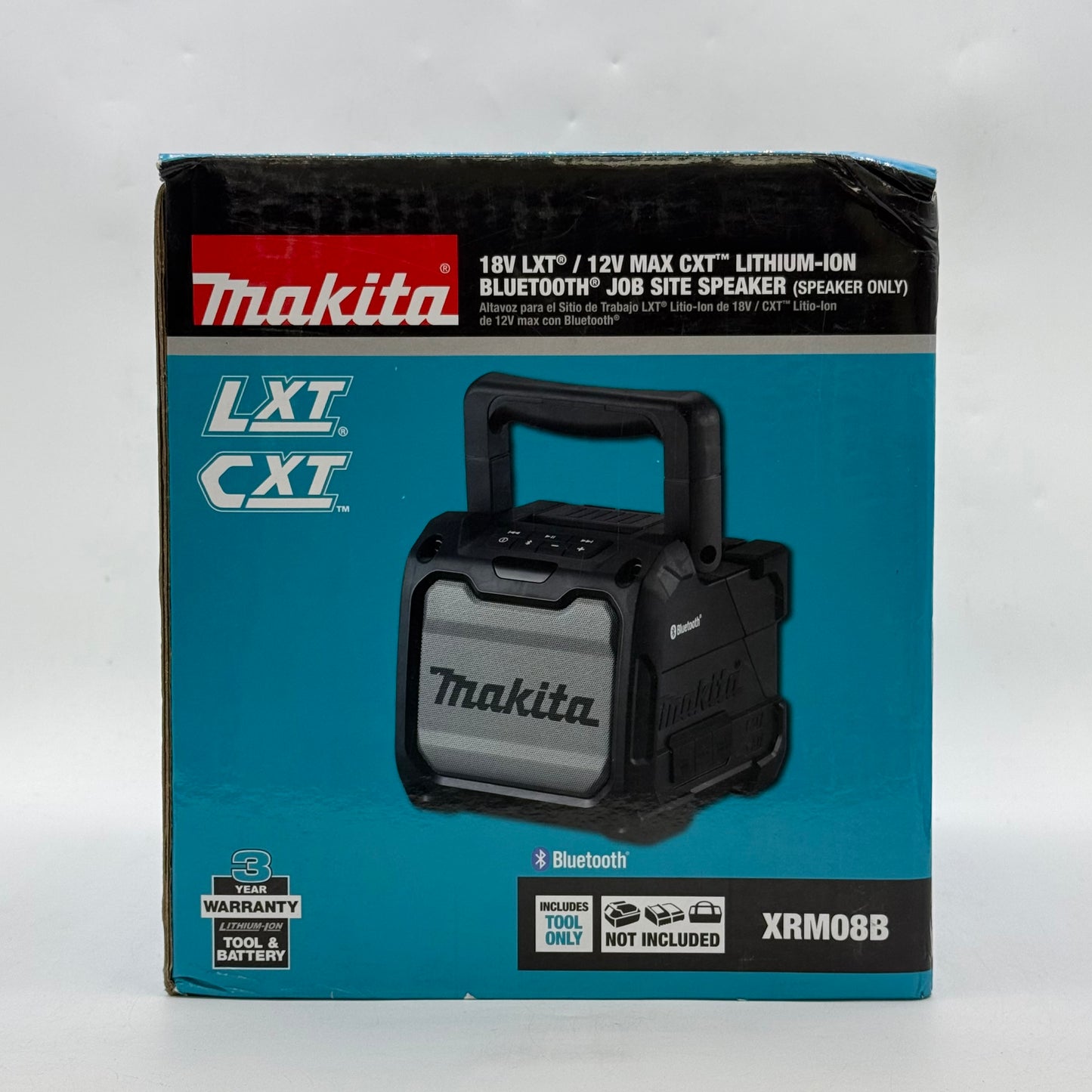 New Makita XRM08B 18V LXT/ 12V Max CXT Lithium-Ion Bluetooth Job Site Speaker