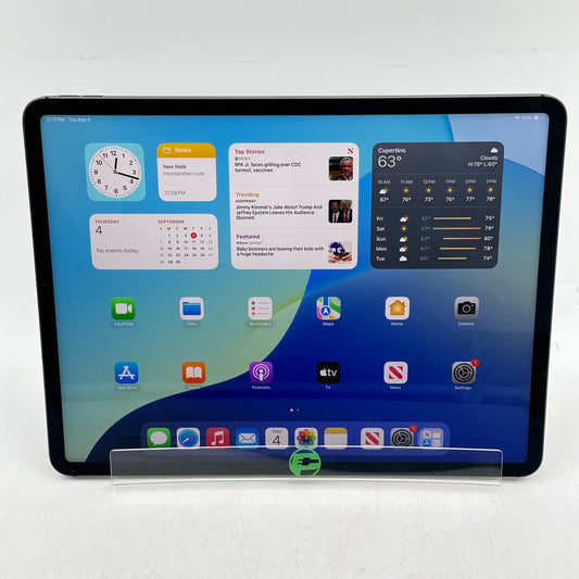 Unlocked Apple iPad Pro 12.9" 5th Gen 256GB Silver MHNW3LL/A