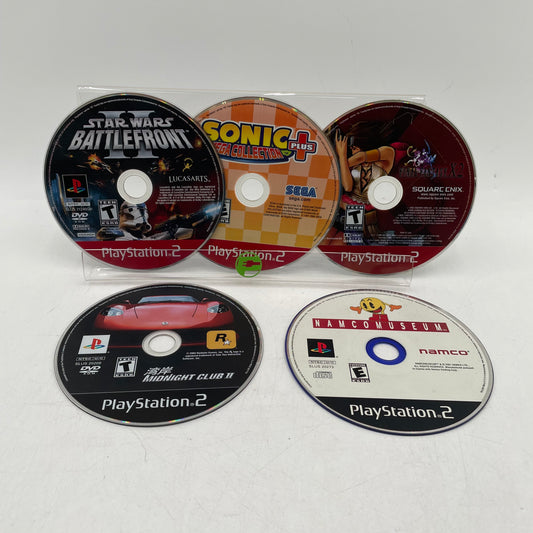 Lot of 5 Sony PlayStation 2 PS2 Games