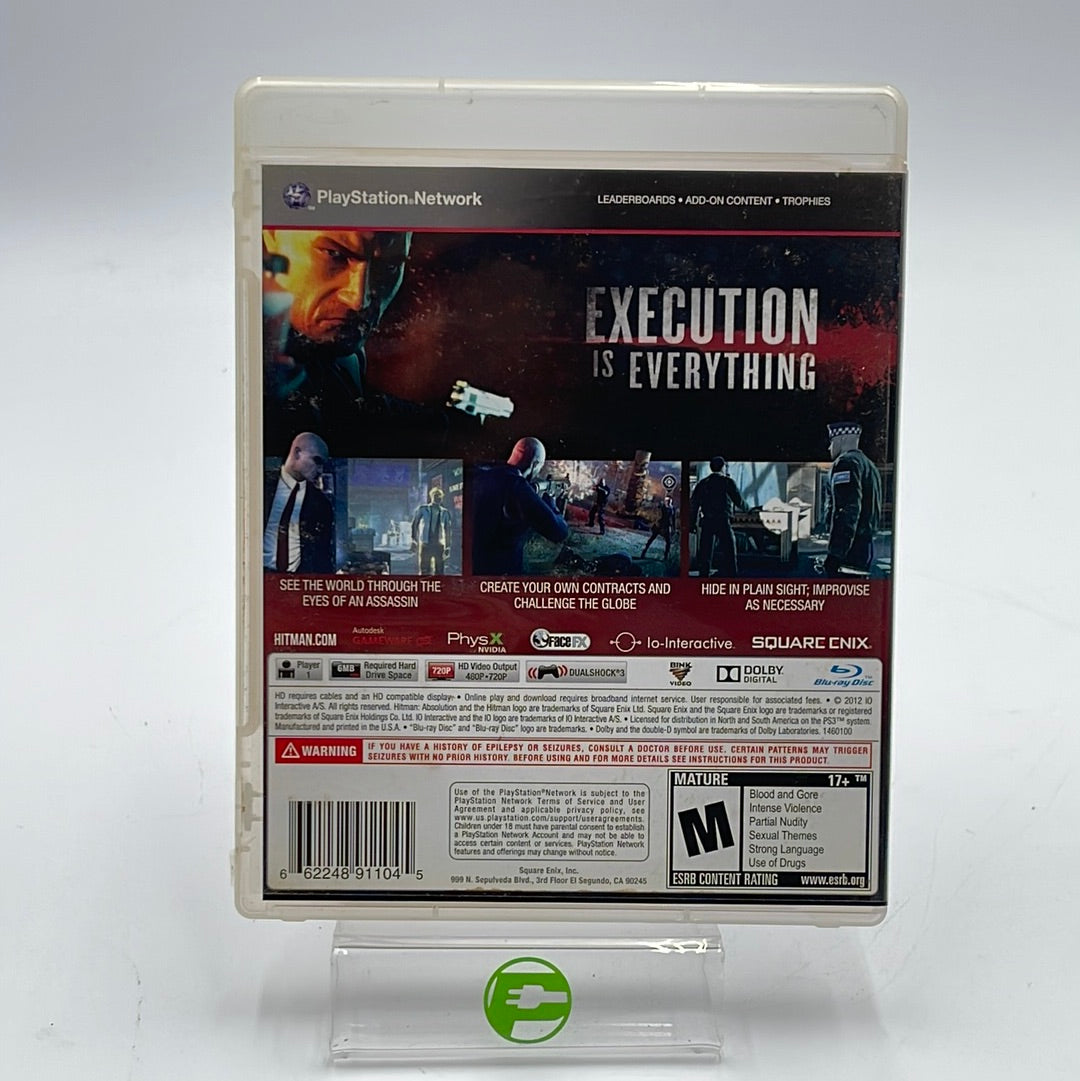 Hitman Absolution  (Playstation 3,  2012)