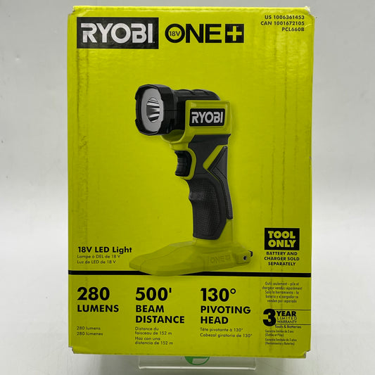 New Ryobi PCL660B 18V LED Light