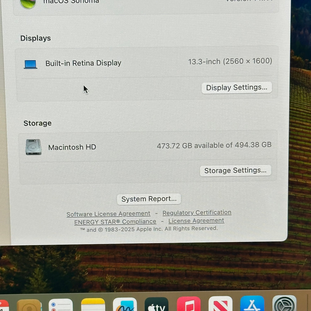 2020 Apple MacBook Air 13.3" M1 8C GPU 3.2GHz 16GB RAM 512GB SSD A2337