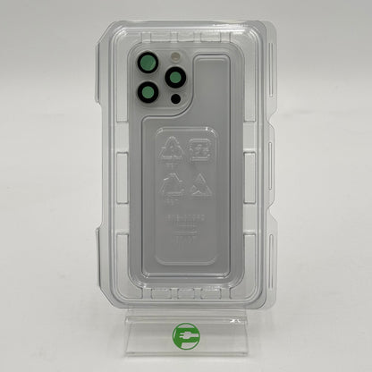 New Genuine iPhone 16 Pro Max OEM Back Glass Replacement Kit - White Titanium
