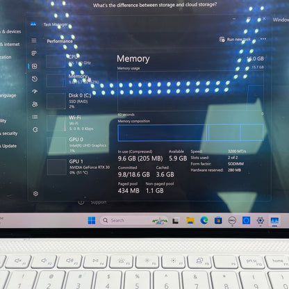 Dell XPS 9510 15.6" i7-11800H 2.3GHz 16GB RAM 1TB GeForce RTX 3050 Ti 3K OLED