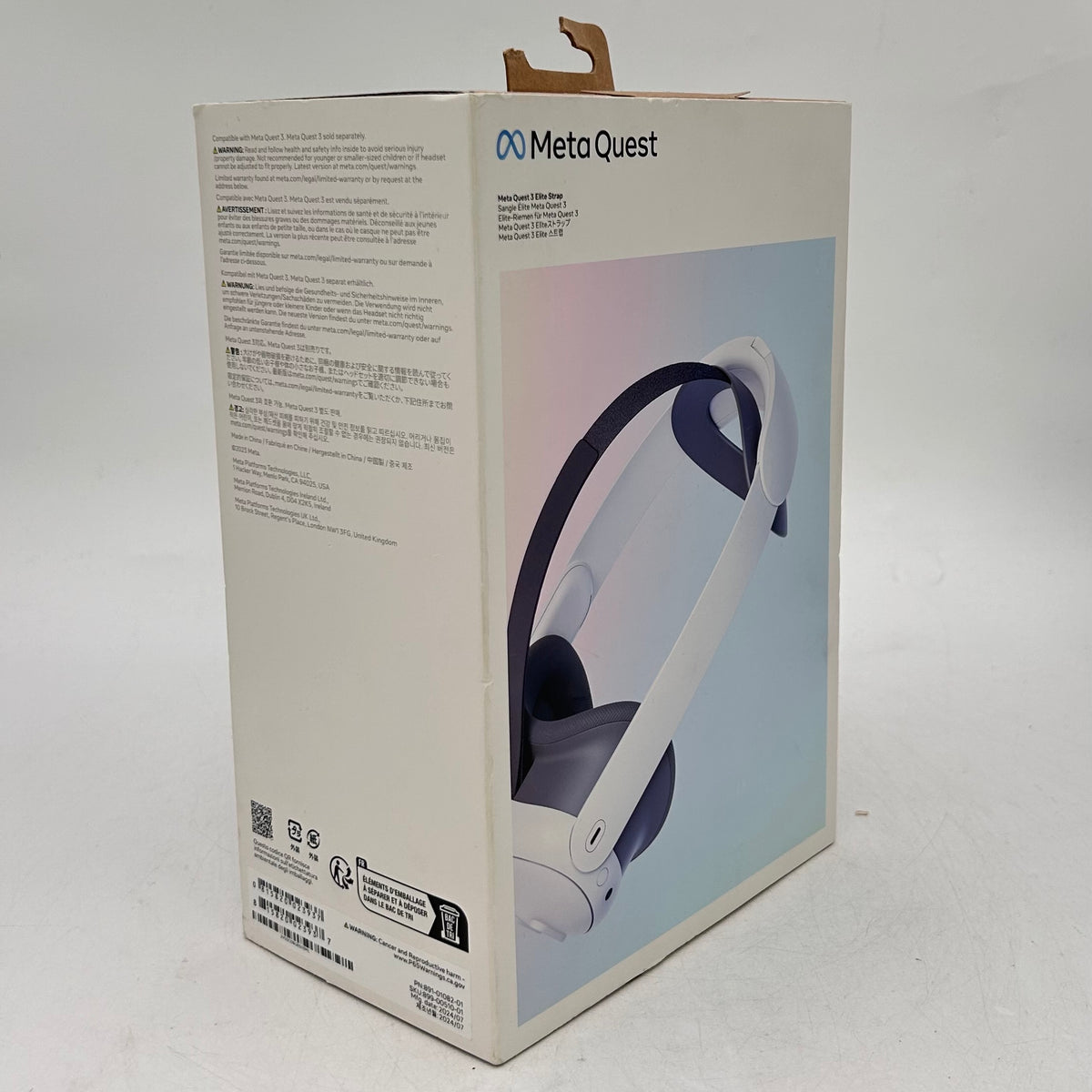 New Meta Quest 3 Elite Strap Head Straps White 899-00510-01