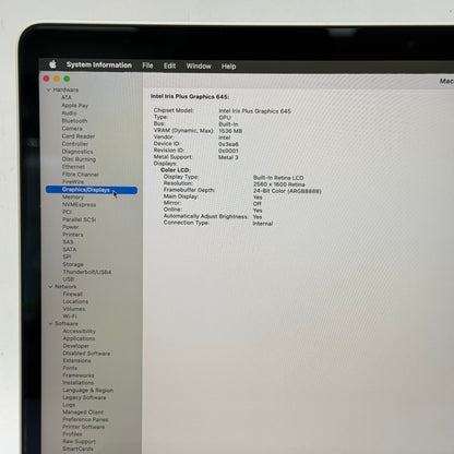 2019 Apple MacBook Pro 13.3" i5 1.4GHz 8GB RAM 256GB SSD Silver A2159