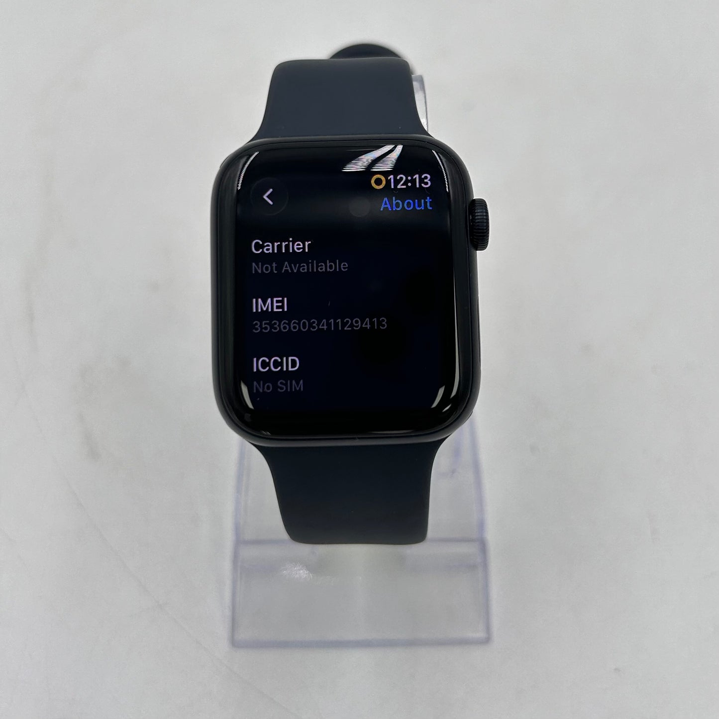 Unlocked Apple Watch SE 3 44MM Midnight Aluminum Black Sport Band MEPJ4LW/A