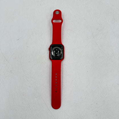 GPS Only Apple Watch Series 9 45MM Red Aluminum A2980 & Sports Band