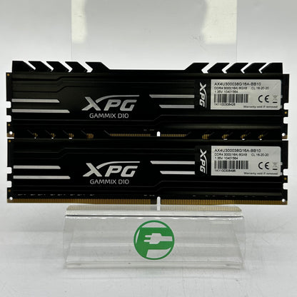 XPG GAMMIX D10 16GB (2x8GB) RAM DDR4 3000MHz AX4U300038G16A-BB10