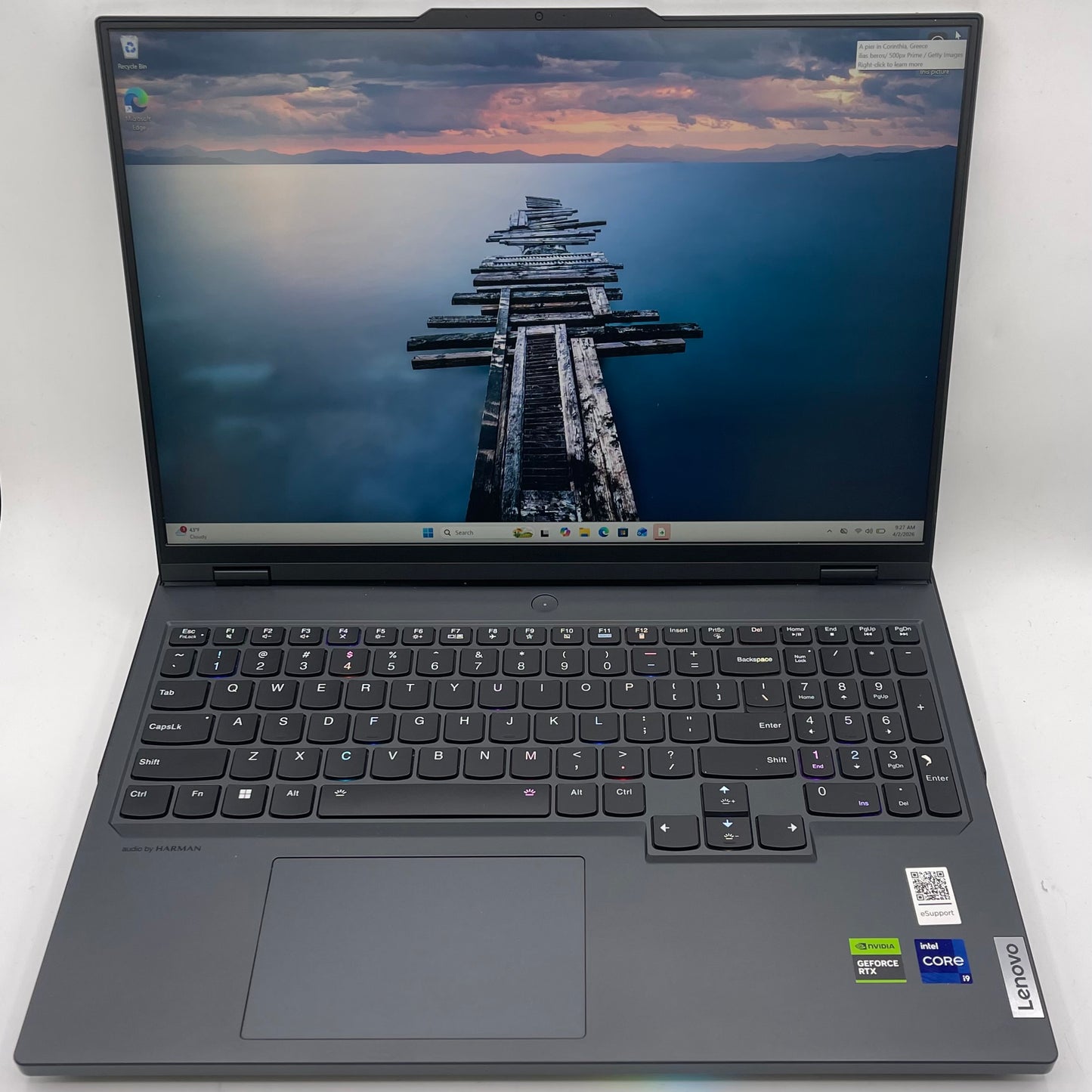Lenovo LEGION PRO 7 16" i9-13900HX 2.2GHz 32GB RAM 1TB GeForce RTX 4080 Hard Press Keyboard