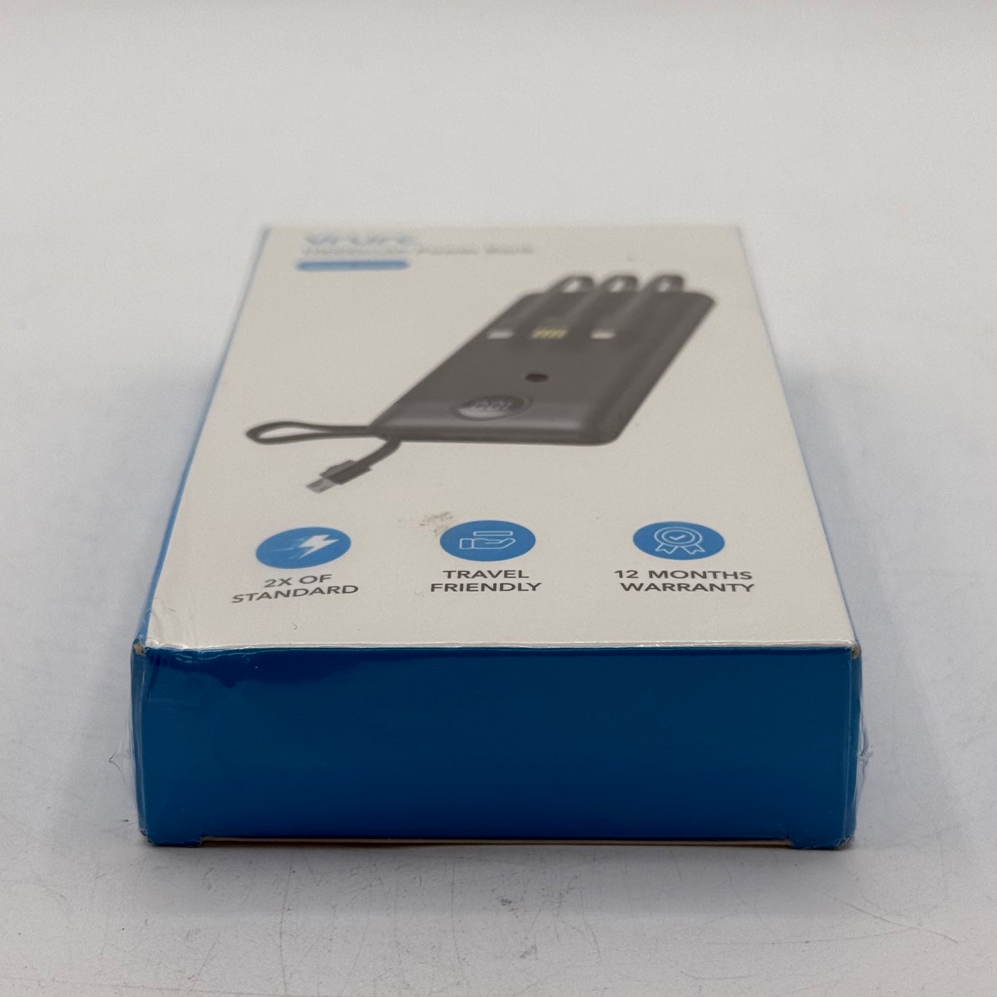 New Vrurc 1000mAh Power Bank 12W Portable Charger T1116 Black
