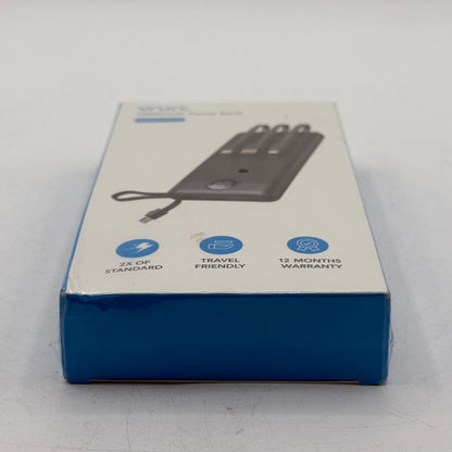 New Vrurc 1000mAh Power Bank 12W Portable Charger T1116 Black
