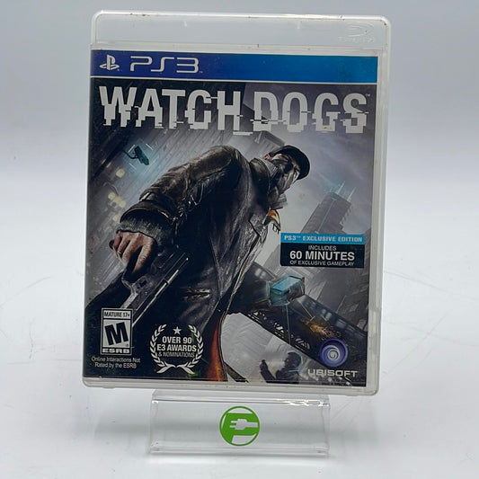 Watch Dogs  (Playstation 3,  2014)