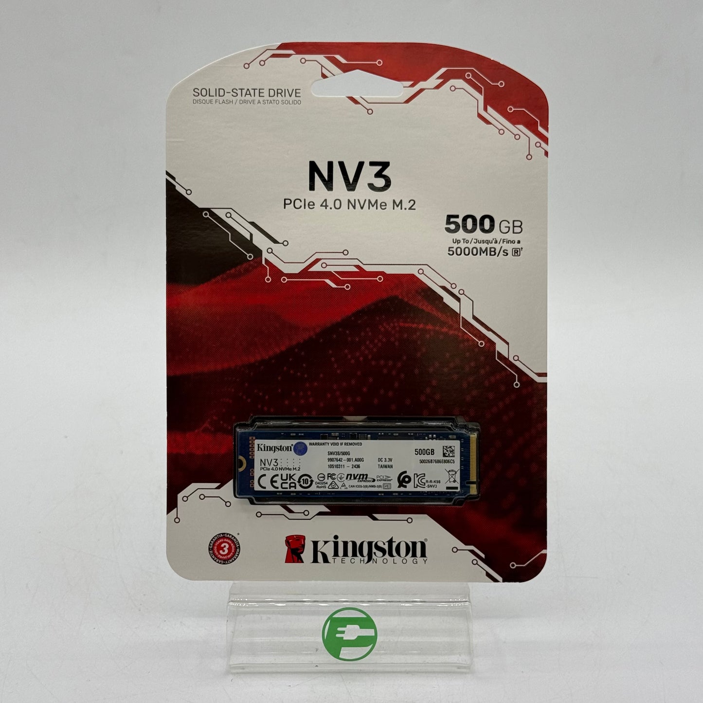 New Kingston NV3 PCle 4.0 NVMe M.2 500GB SSD SNV3S