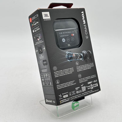 New JBL Tour Pro 3 True Wireless In-Ear Earbuds Black JBLTOURPRO3BLKAM