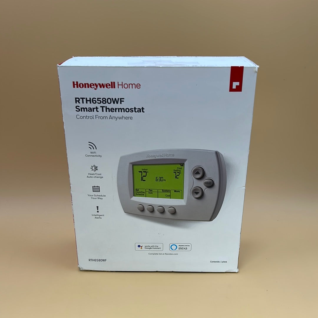 Honeywell Smart Thermostat White RTH6580WF