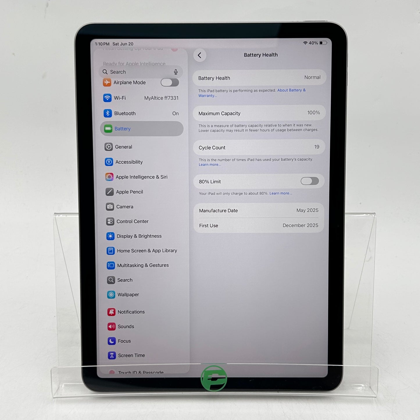WiFi Only Apple iPad Air 11" M3 128GB Space Gray MC9W4LL/A
