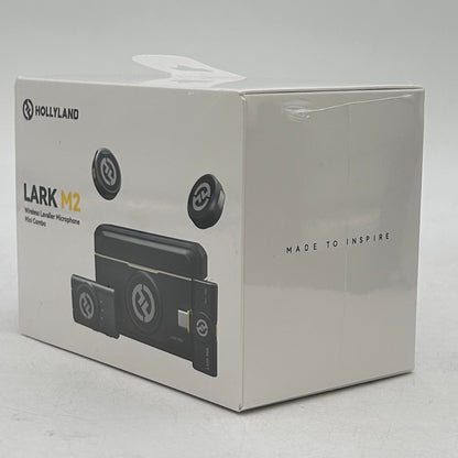 New Hollyland Lark M2 20Hz - 20kHz Wireless Microphone PSTI-SOC Mini Combo