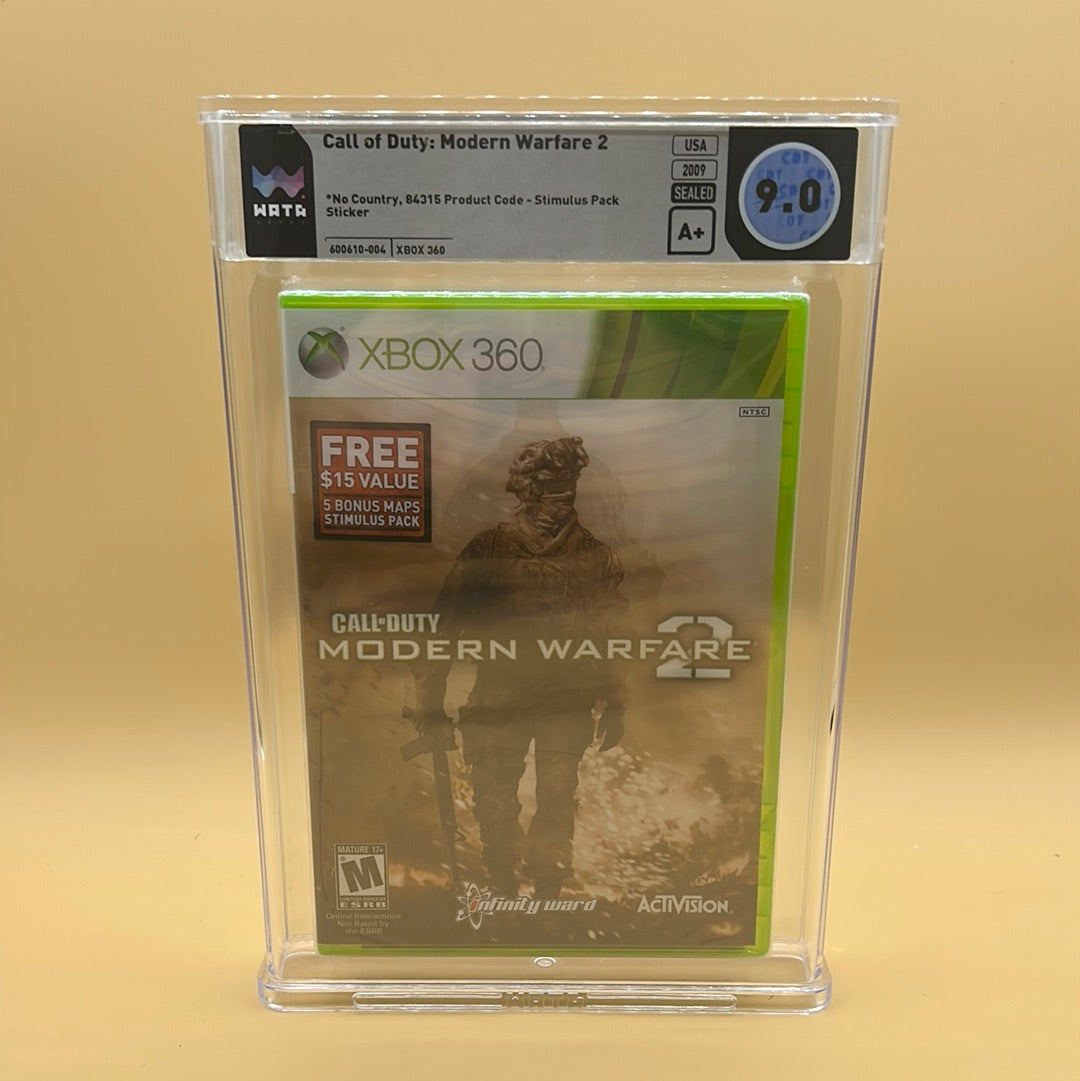 New Call of Duty Modern Warfare 2 Sealed Grade 9.0  Microsoft Xbox 360