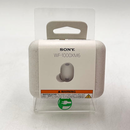 New Sony WF-1000XM6 Noise Cancelling Wireless Earbuds  Eco-White WF-1000XM6/SZ