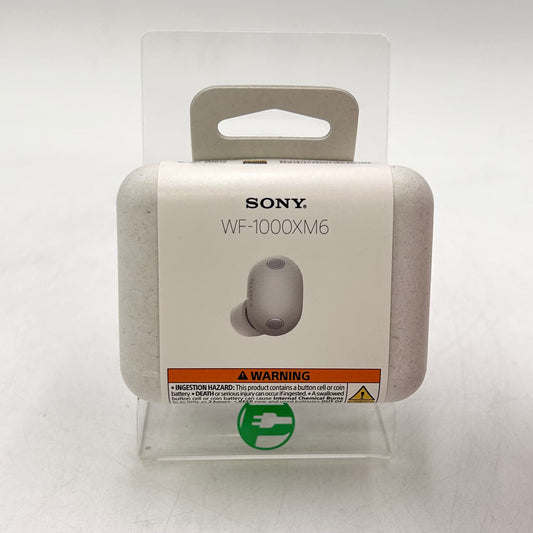 New Sony WF-1000XM6 Noise Cancelling Wireless Earbuds  Eco-White WF-1000XM6/SZ