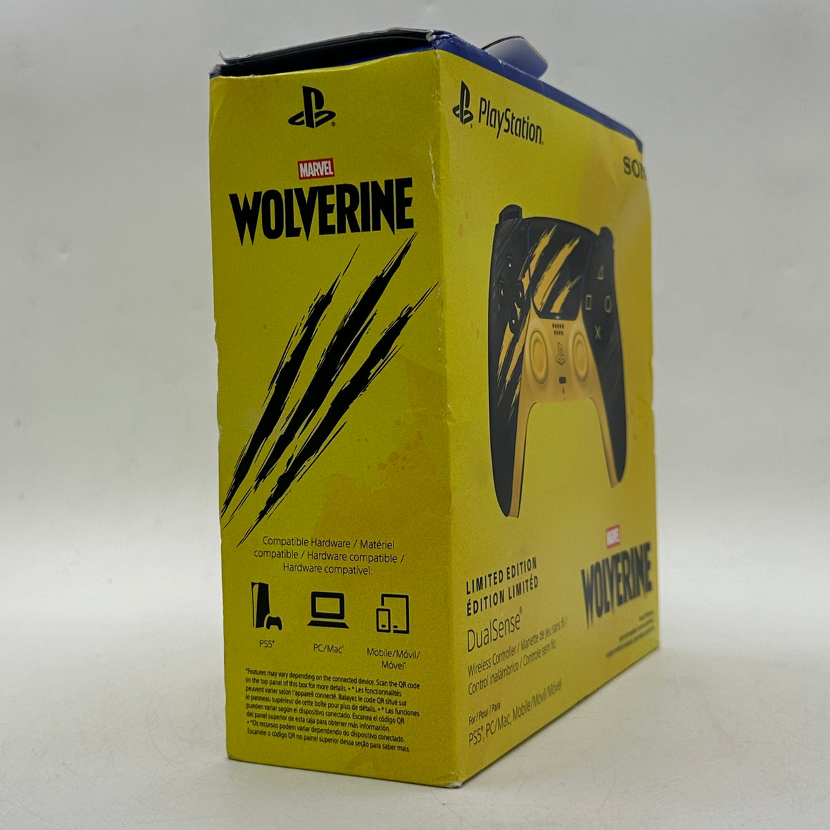 New Sony PlayStation 5 DualSense Wireless Controller Marvel's Wolverine Edition