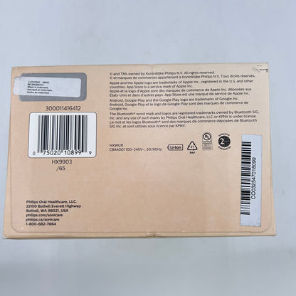 New Philips Sonicare  9300 Diamond Clean Smart Electric Toothbrush HX9903/65