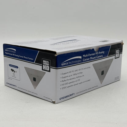 Speco Technologies Multi-Format HD Analog Corner Mount Camera CVC605CMT1