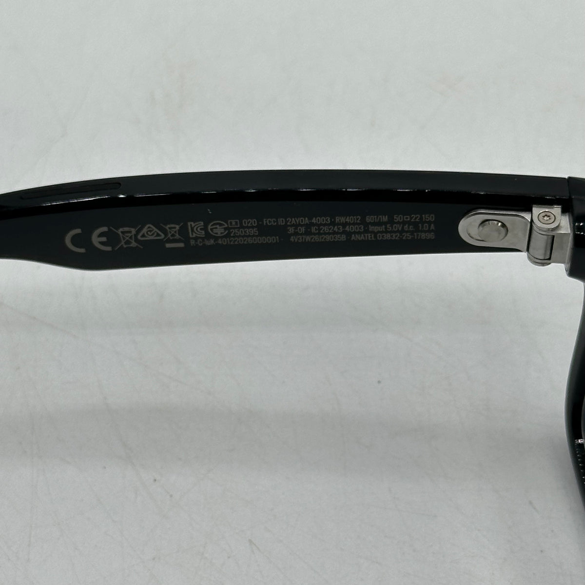 Ray-Ban Meta Wayfarer Gen 2 Shiny Black Transitions RW4012 601/1M AI Glasses