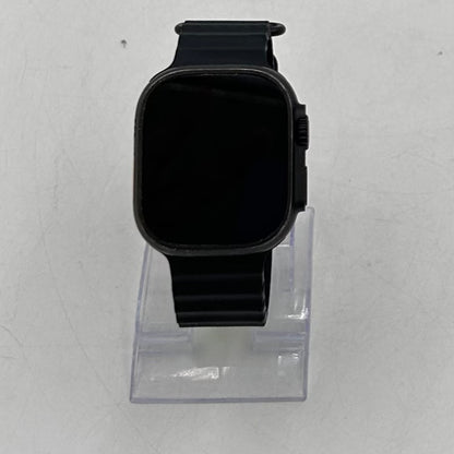Unlocked Apple Watch Ultra 2 49MM Black Titanium Black Ocean Band MX4P3LW/A