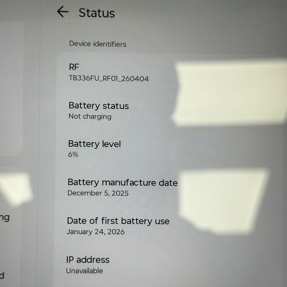 WiFi Only Lenovo Idea Tab 128GB Luna Grey TB336FU