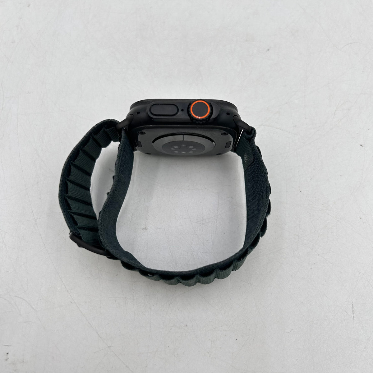 Unlocked Apple Watch Ultra 2 49MM Black Titanium Green Alpine Loop MX4R3LW/A