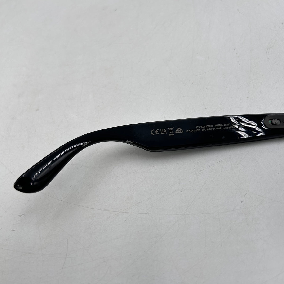Ray-Ban Stories Wayfarer Shiny Black Standard RW005 601/71 AI Smart Glasses