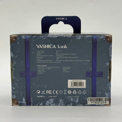 New Yashica Tank 12.0MP Compact Digital Camera YAS-DGCMTK-BL