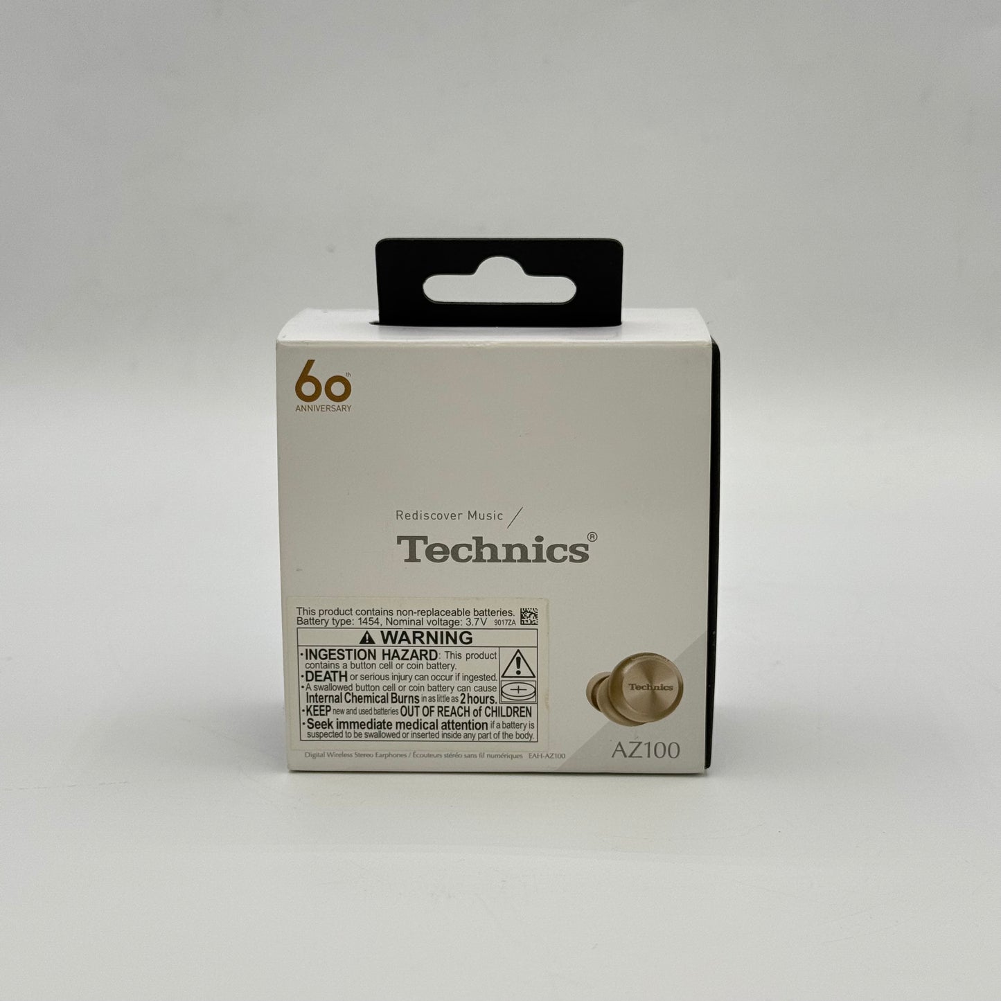 New Technics Digital Wireless Stereo Earphones Gold AZ100