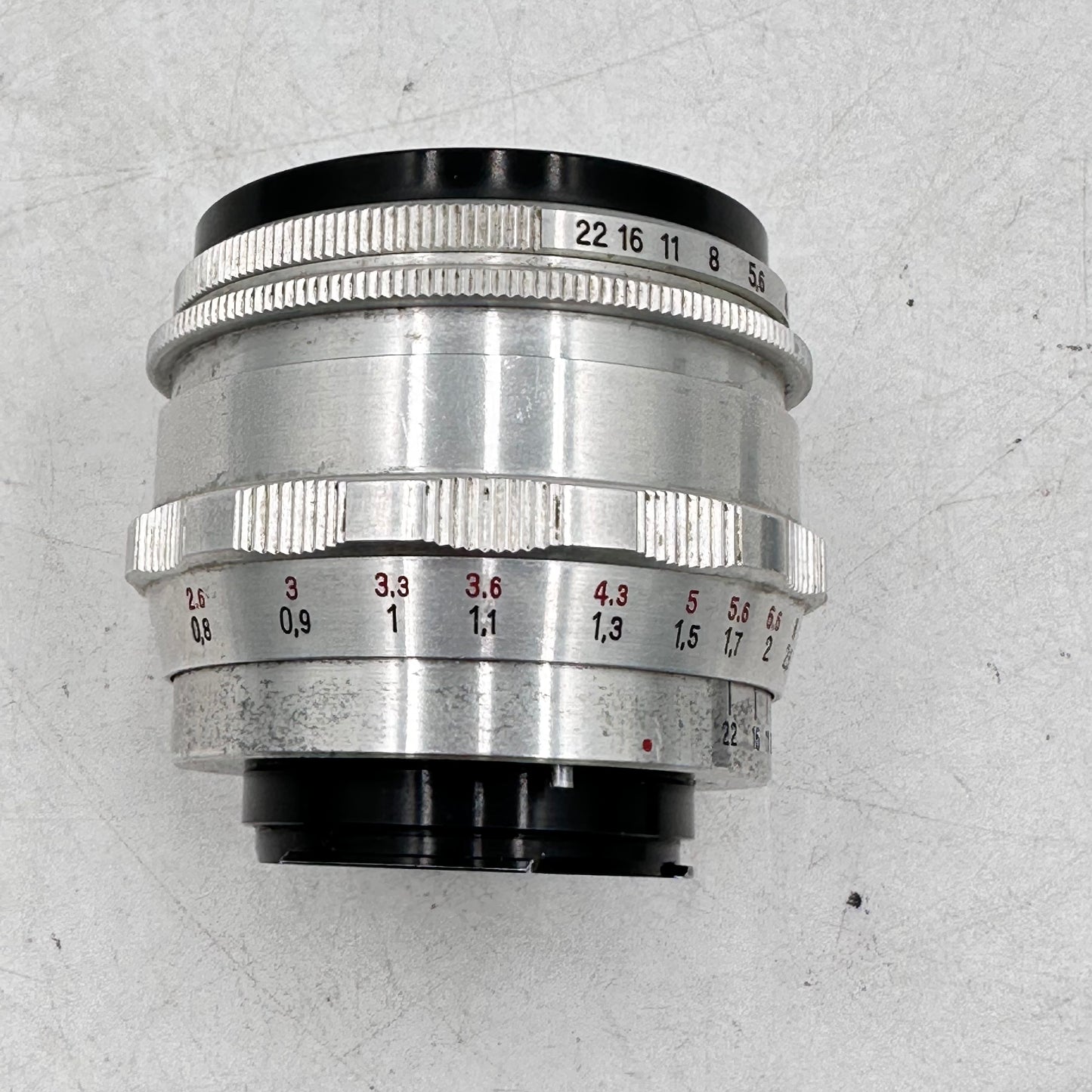 Carl Zeiss Jena Biotar Red T 49mm f/2.0 12-Blades Exakta Mount