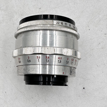 Carl Zeiss Jena Biotar Red T 49mm f/2.0 12-Blades Exakta Mount