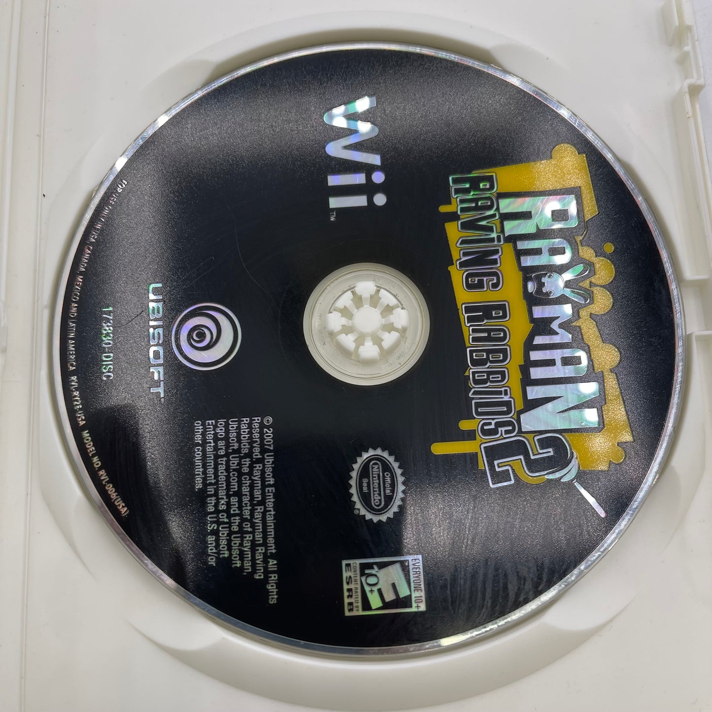 Lot of 2 Nintendo Wii Games Rayman Raving Rabbids 1&2