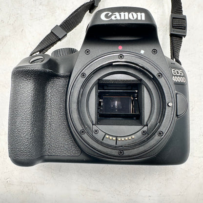 Canon EOS 4000D 18.0MP Digital SLR 122 Shutter Count w/ 18-55mm Lens
