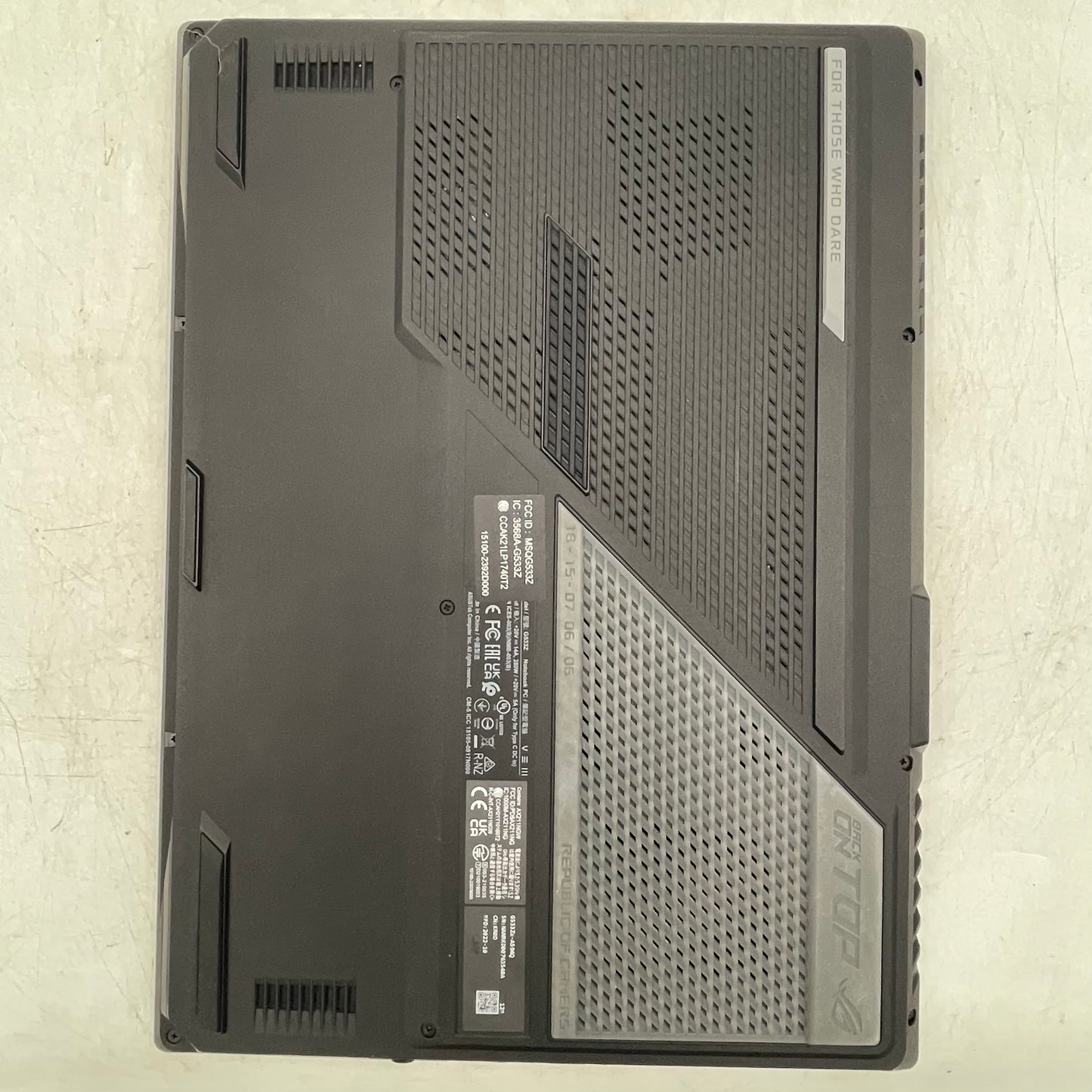 Asus ROG Strix Scar 15 i9-12900H 2.5GHz 16GB RAM 1TB SSD GeForce RTX 3070 Ti