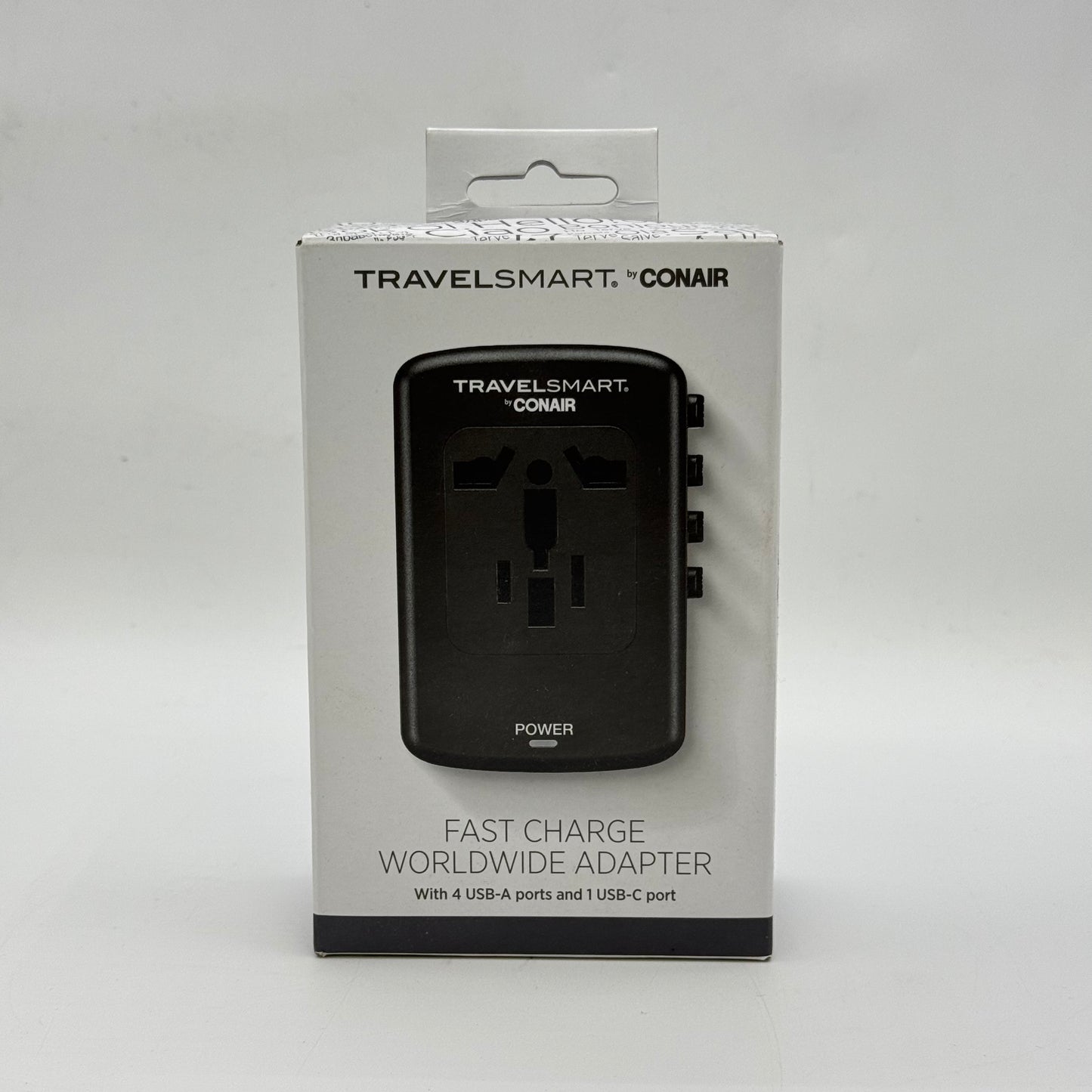 New TravelSmart By Conair Fast Charge Worldwide Adapter TS450T