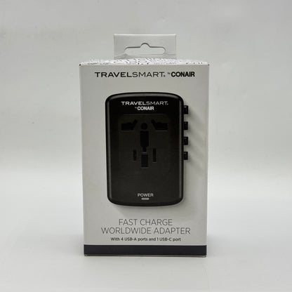 New TravelSmart By Conair Fast Charge Worldwide Adapter TS450T