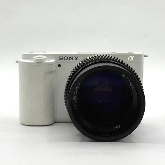 Sony ZV-E10 24.2MP Mirrorless Interchangeable Lens Camera With SLR Magic 50mm Lens