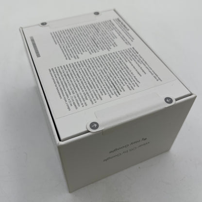 New Google Pixel Watch LTE GWT9R Polished Silver Case Chalk Active band